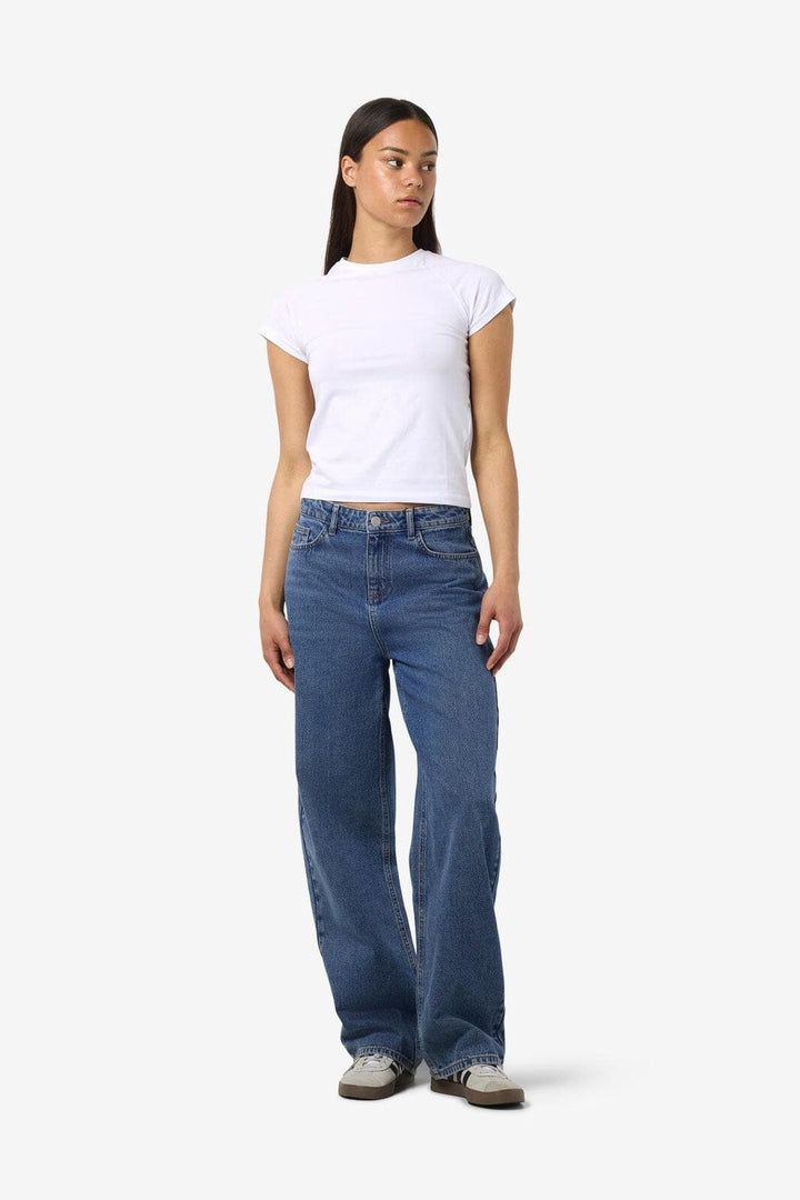 Noisy May - Nmalexa Nw Reg Jeans Fo055Mb - 4798040 Medium Blue Denim