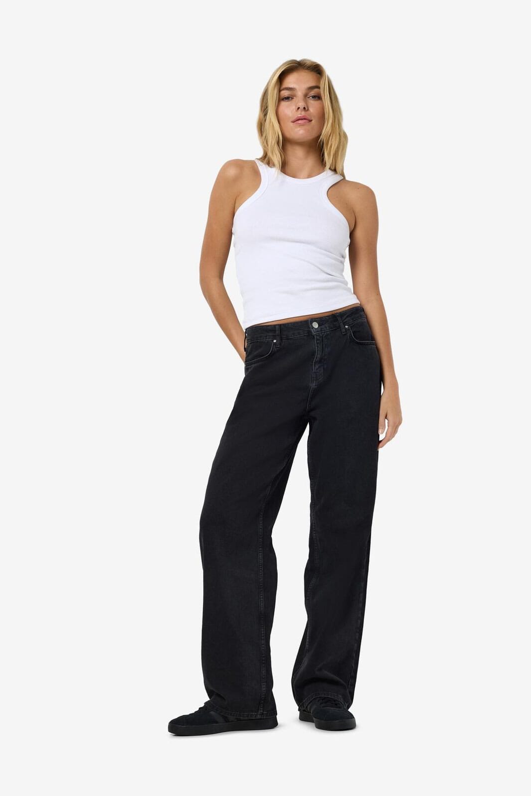 Noisy May - Nmalexa Nw Reg Jeans Ft004Bl - 4494815 Black Denim