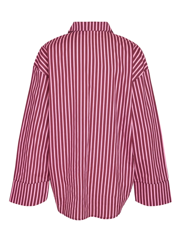 Noisy May - Nmfrida L/S Button Shirt Box - 5089193 Delicioso Begonia Pink Skjorter 