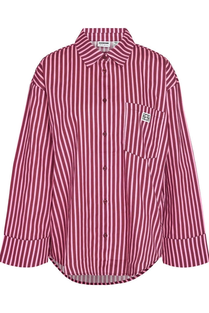 Noisy May - Nmfrida L/S Button Shirt Box - 5089193 Delicioso Begonia Pink Skjorter 