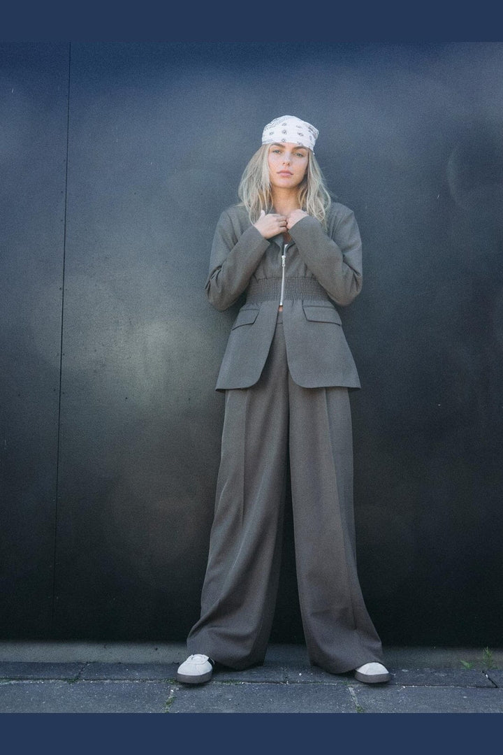 Noisy May - Nmiris N/W Tailored Pant - 4977573 Morel Melange