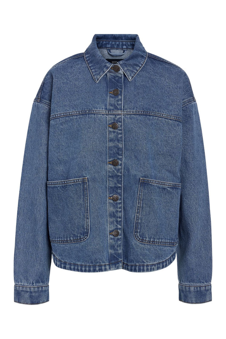 Noisy May - Nmkettie L/S Reg Jcket Vi557Mb - 4762456 Medium Blue Denim