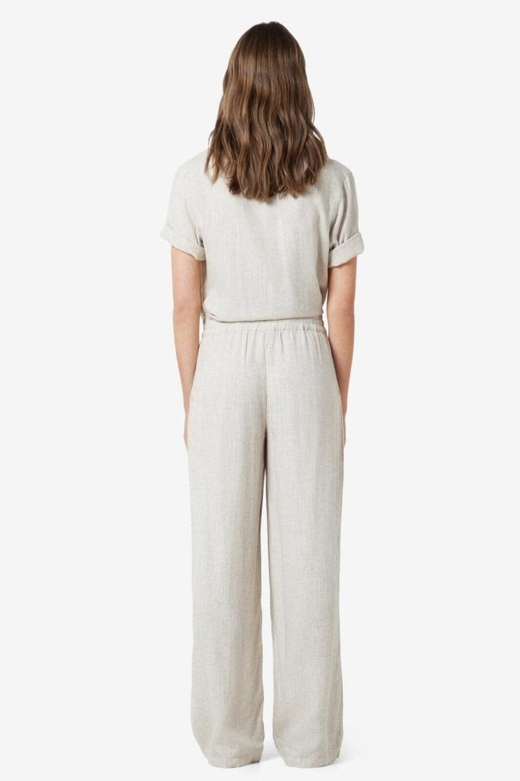 Noisy May - Nmleilani Nw Loose Pants - 4260411 Natural