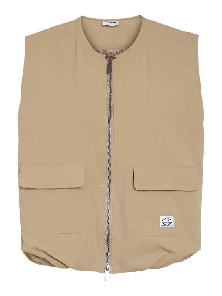 Noisy May - Nmmaja S/L Waistcoat - 4946767 Chinchilla Veste 