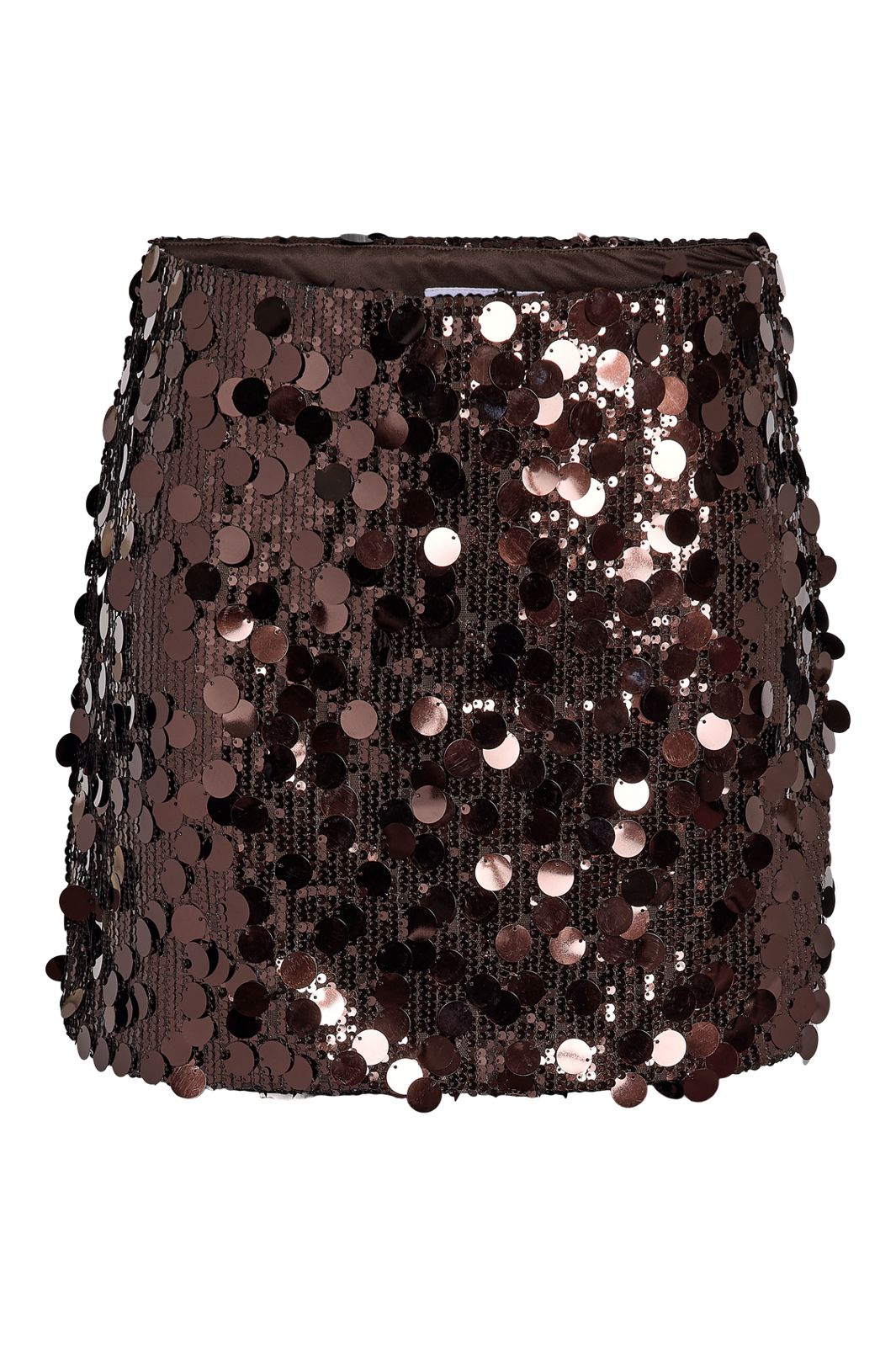 Noisy May - Nmsafia Short Sequin Skirt - 5211892 Chocolate Brown