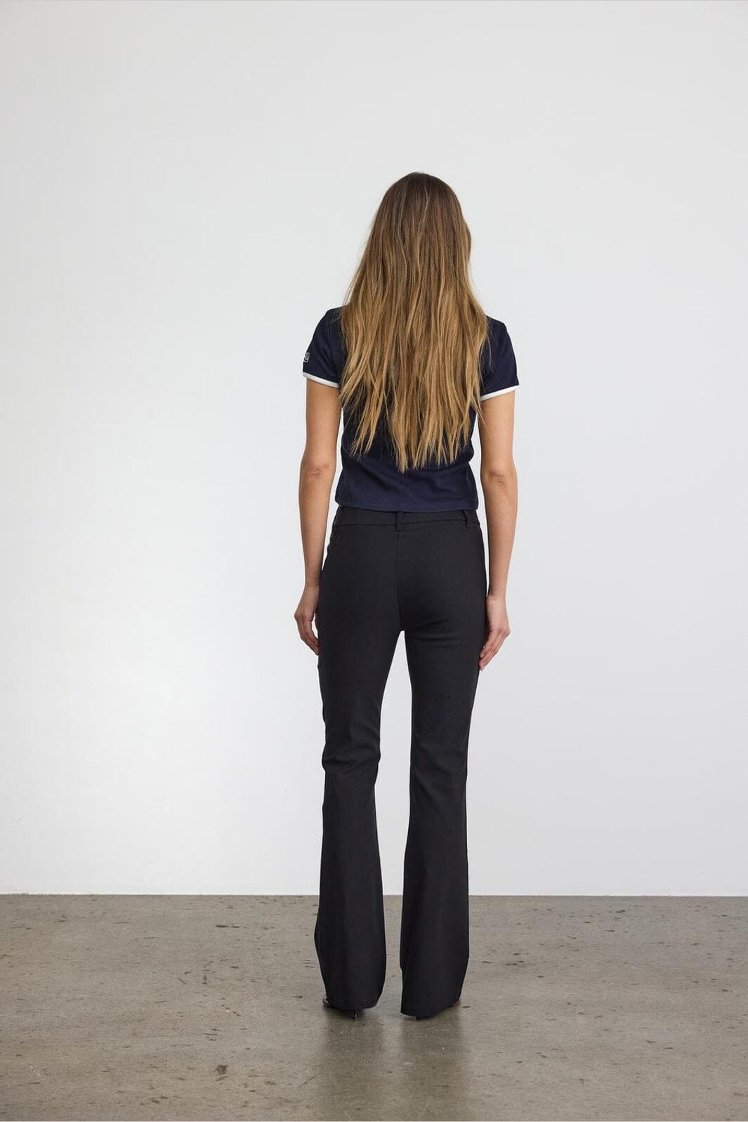 Noisy May - Nmwayne Nw Flared Pant Box - 4899804 Black