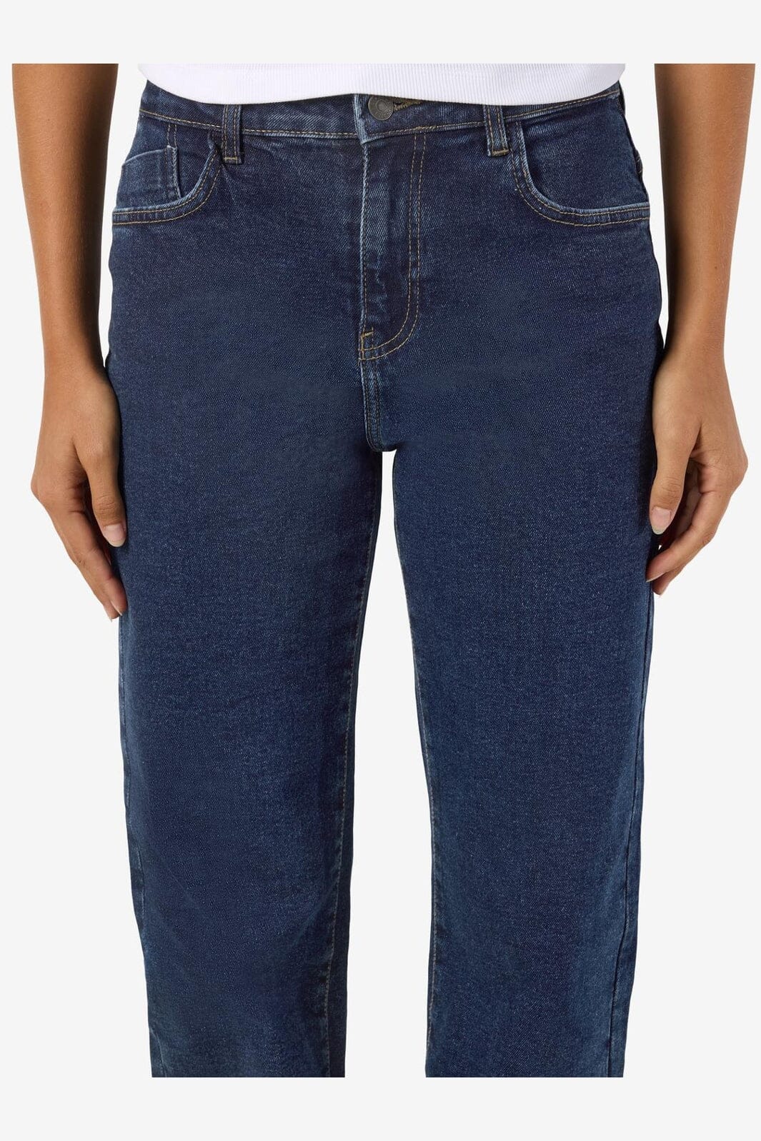Noisy May - Nmyolanda Wide Str Az365Db Fwd - 4532744 Dark Blue Denim