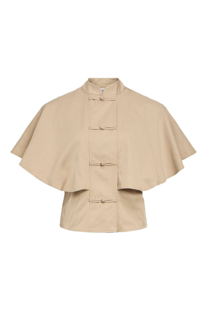 Object - Objdiala Cape Shirt Aw 26 - 5221506 Humus