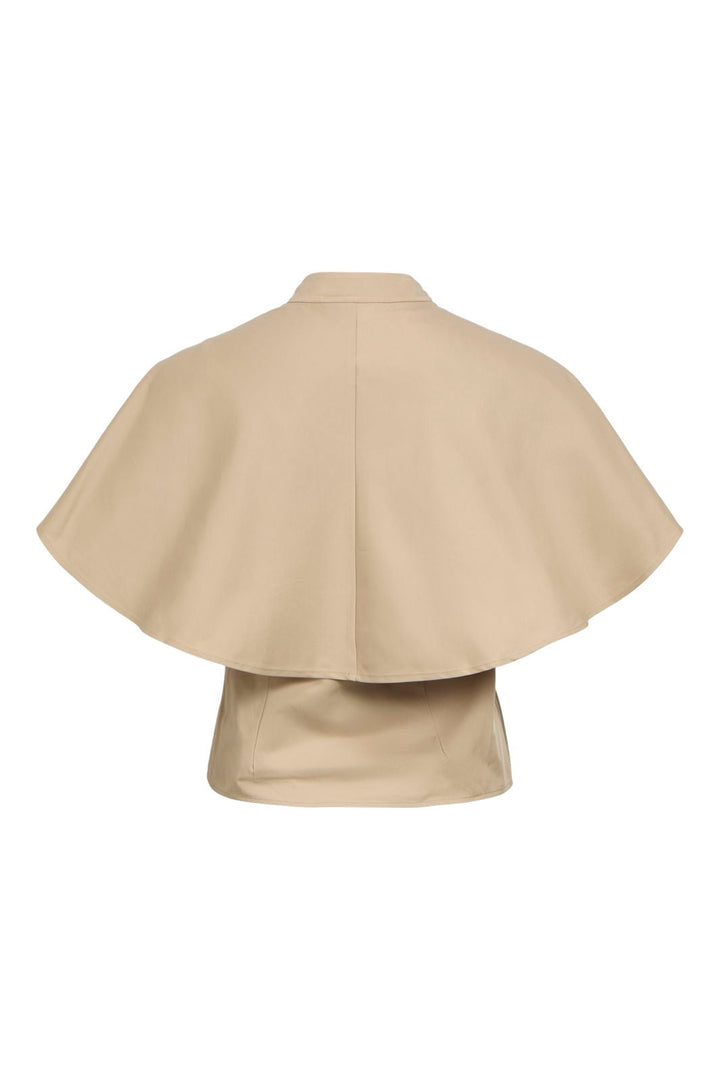 Object - Objdiala Cape Shirt Aw 26 - 5221506 Humus