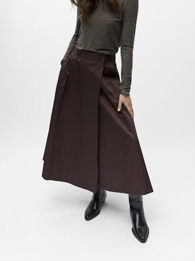 Object - Objdina Oz Skirt - 5081622 Seal Brown Nederdele 