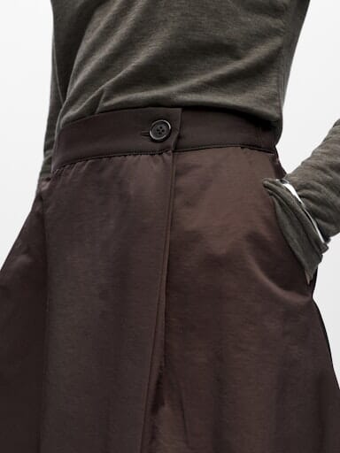 Object - Objdina Oz Skirt - 5081622 Seal Brown Nederdele 