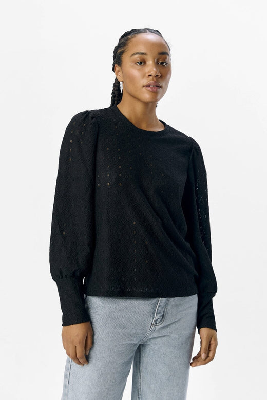 Object - Objlaila L/S Re Top - 4756919 Black