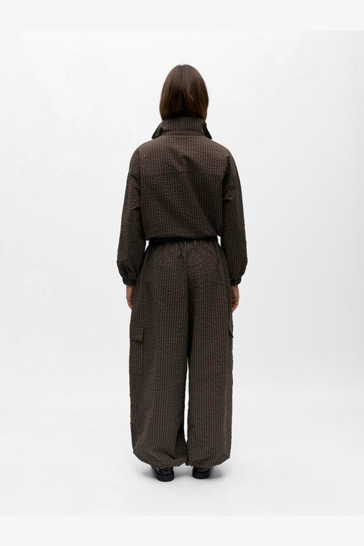 Object - Objlevi Track Pants - 5125457 Seal Brown Brown/White