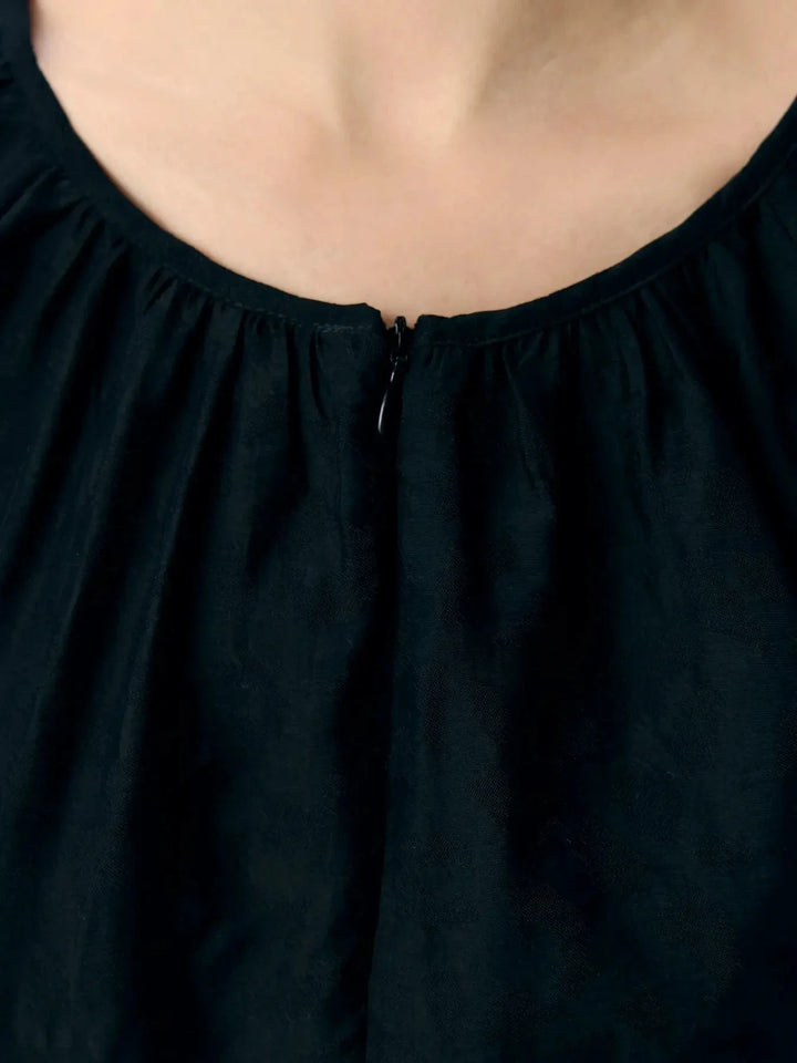 Object - Objtrue L/S Lo Blouse - 4856936 Black Bluser 