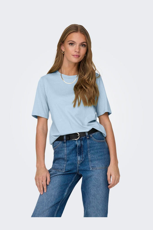 Only - Onl S/S Tee - 4959078 Cashmere Blue