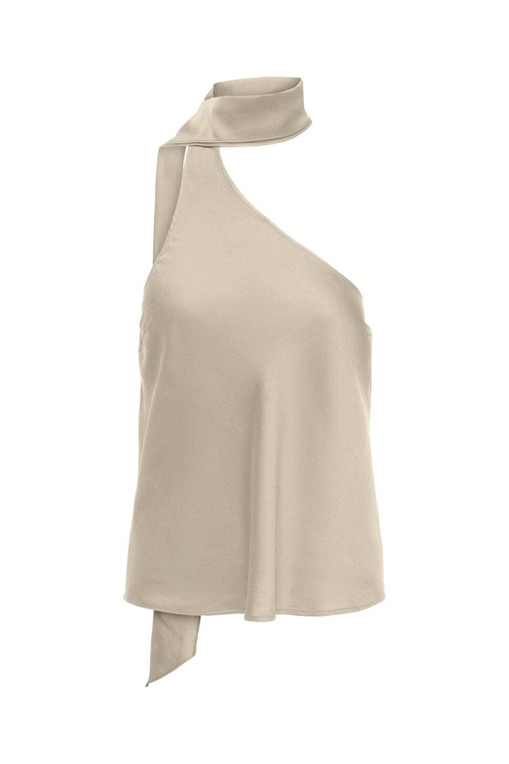Only - Onlamara Chigo S/L Scarf Top - 5102294 Creme