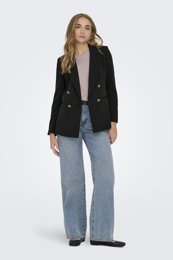 Only - Onlastrid Life L/S Fit Blazer Tlr - 4413127 Black