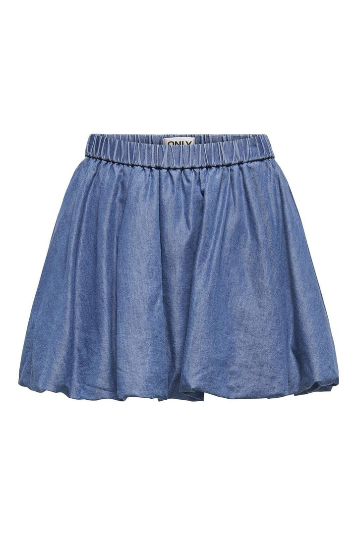 Only - Onlbea Balloon Skirt - 4718984 Medium Blue Denim