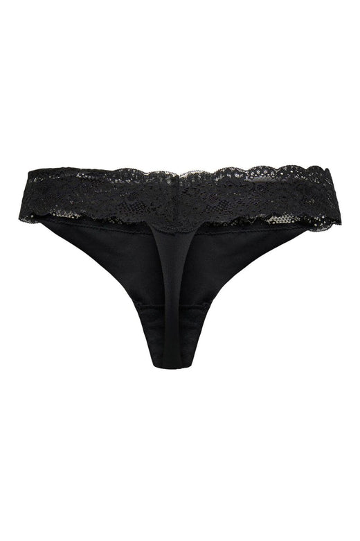 Only - Onlchloe Lace Thong Acc - 4792318 Black