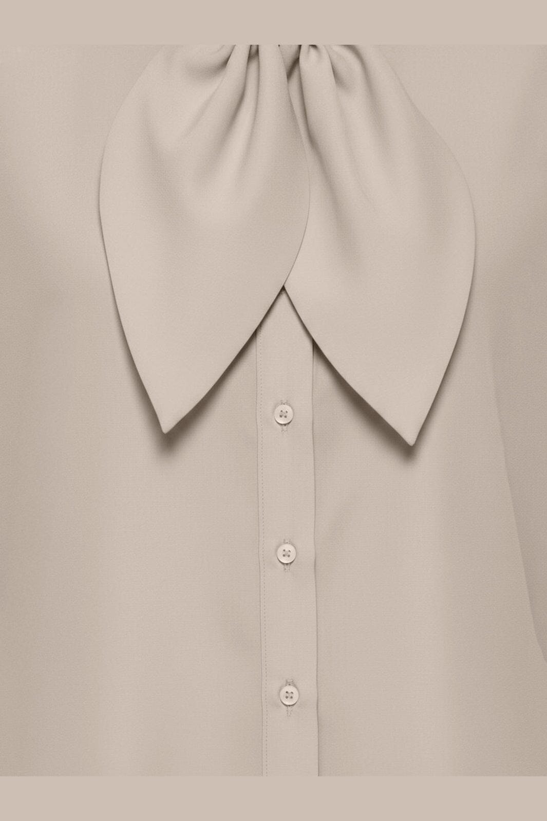 Only - Onldisako L/S Bow Detail Shirt - 5158552 Peyote