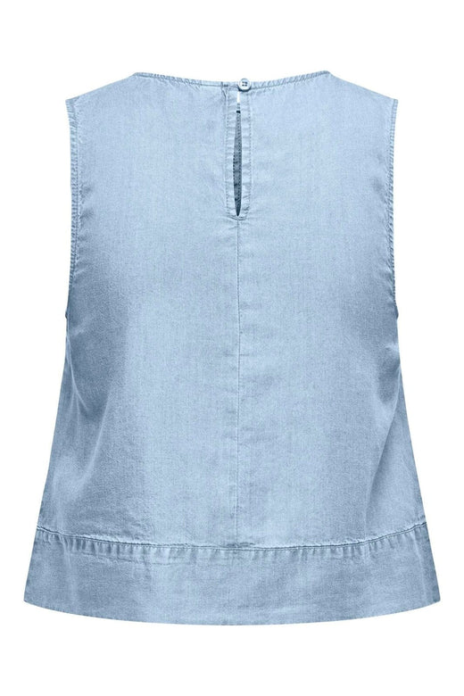 Only - Onldorsi Charis Sl Top Cc - 4977898 Light Blue Denim