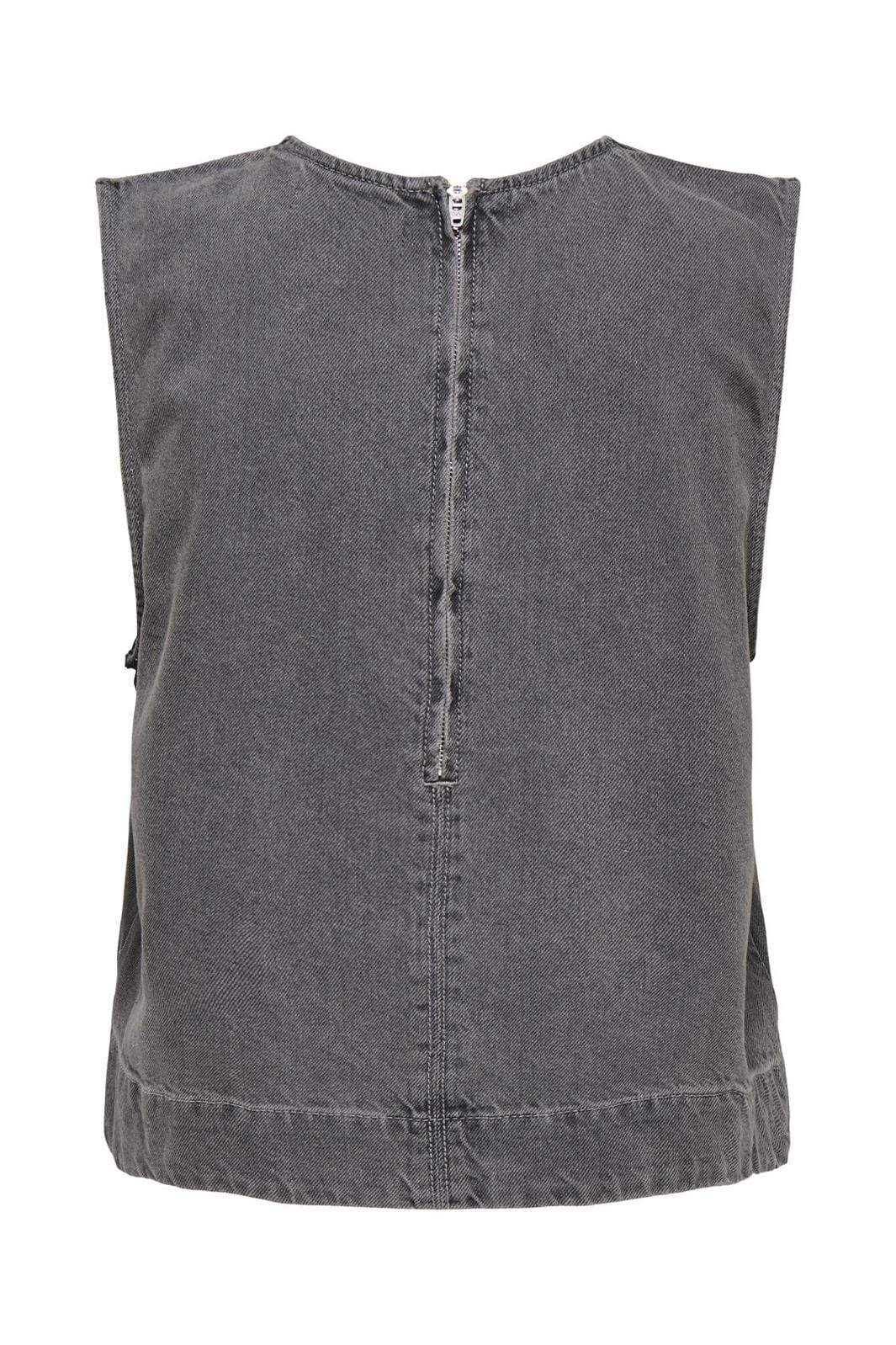 Only - Onldorsi S/L Top Sik - 4774526 Medium Grey Denim