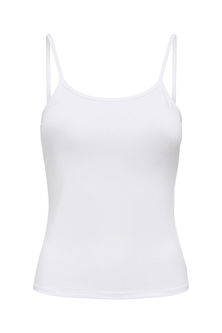 Only - Onlea S/L New Singlet - 4487717 Bright White