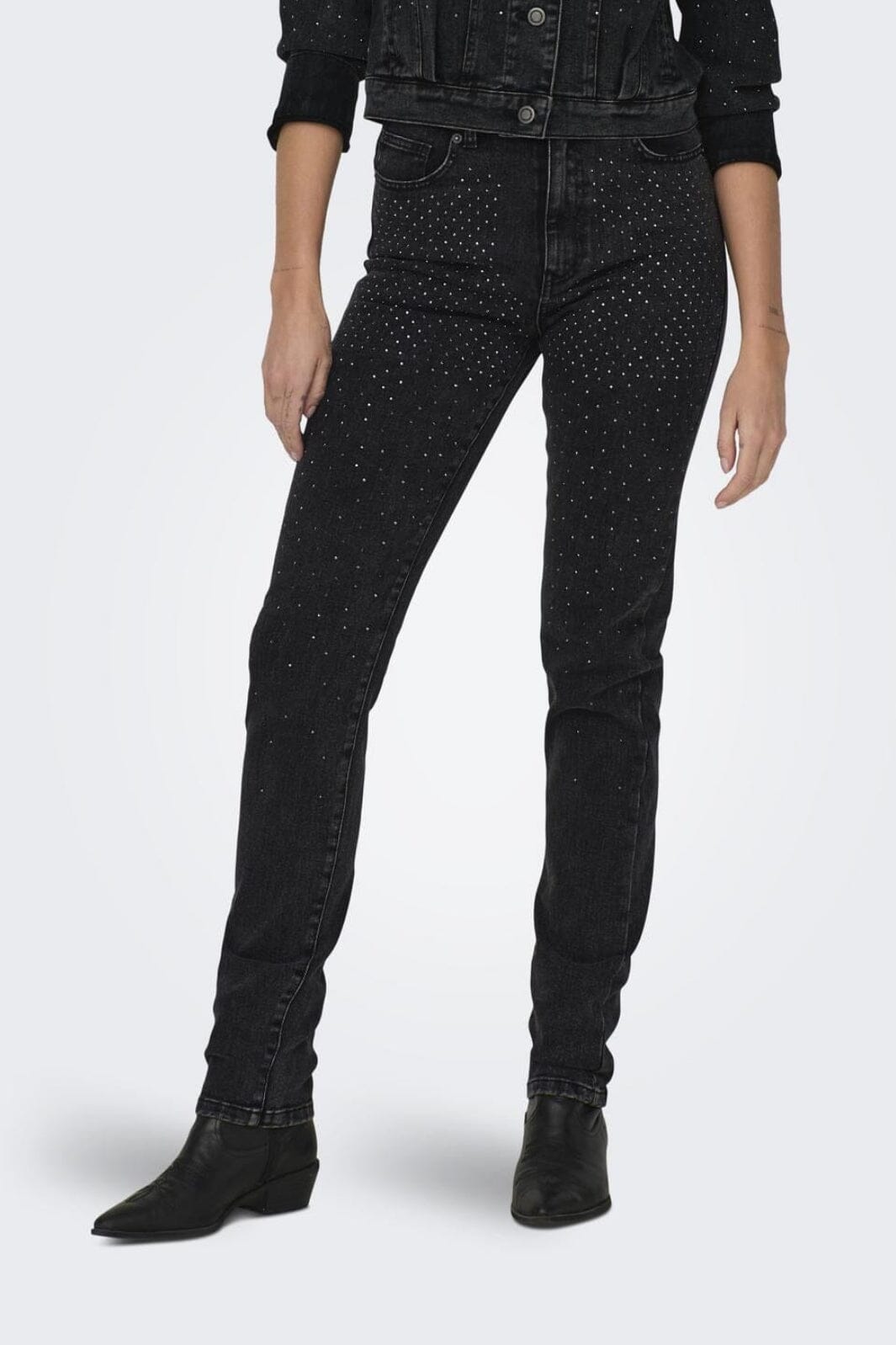 Only - Onlemily St Rhs - 4333551 Washed Black