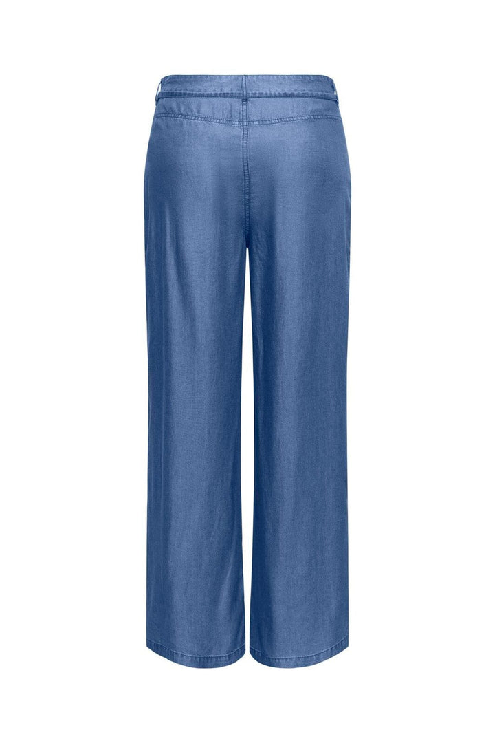 Only - Onlgianna Charis Straight Pants Wvncc - 4977902 Medium Blue Denim