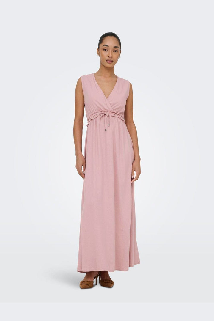 Only - Onlgoa Sl Linen Bl Long Dress Cc - 4942265 Burnished Lilac