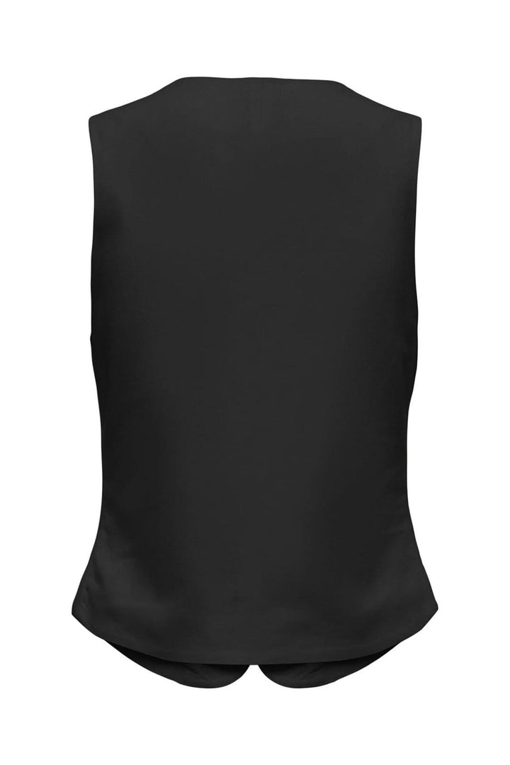 Only - Onlgoa S/L Linen Bl Waistcoat Cc Tlr - 4942122 Black