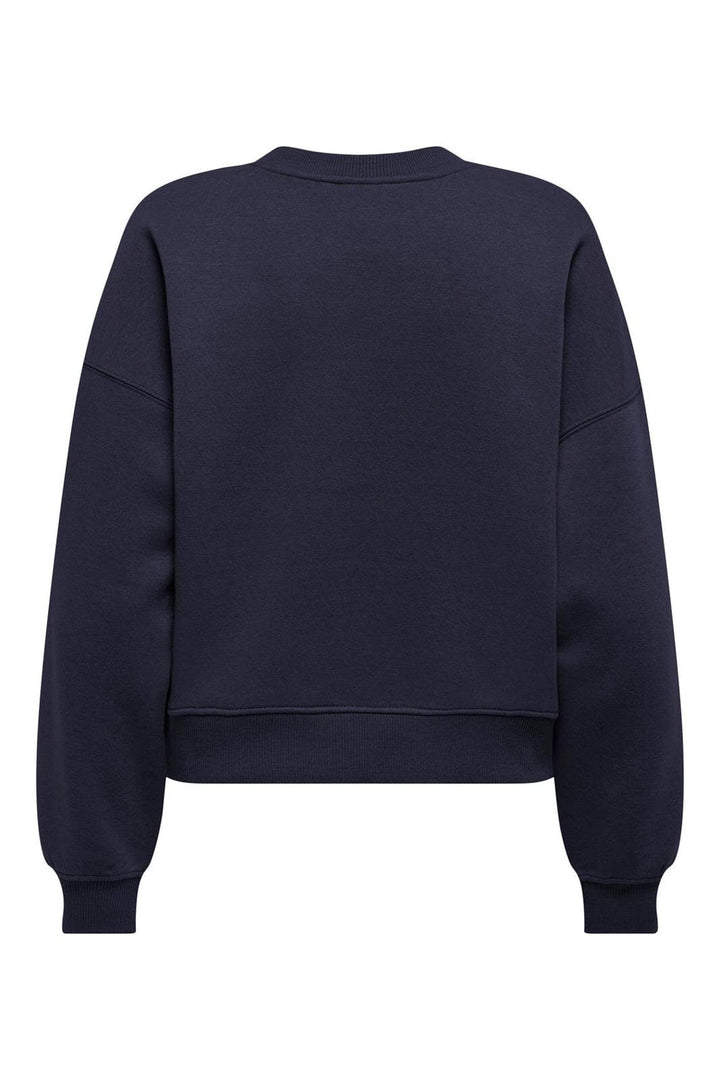 Only - Onlhappy L/S Crew Neck Swt - 5199522 Night Sky