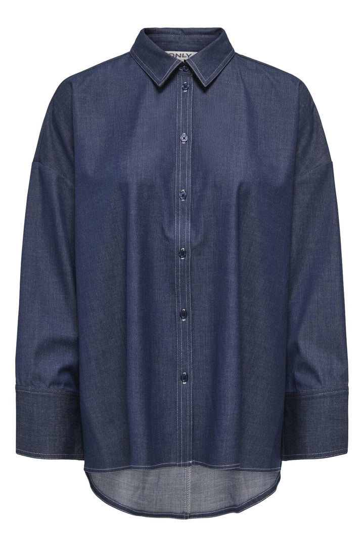 Only - Onljina L/S Stitch Shirt Cc - 4863706 Naval Academy W. Contrast Stitch