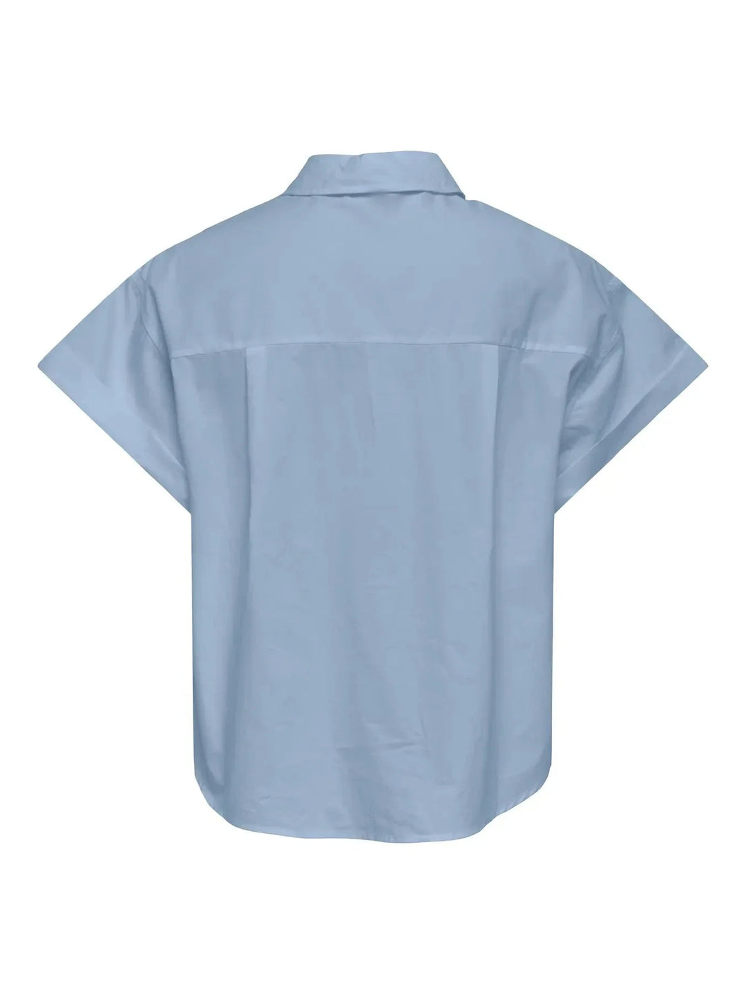 Only - Onlkeri S/S Fold Shirt - 5013734 Cashmere Blue Skjorter 