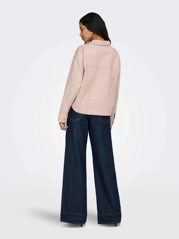 Only - Onllara Ls Shacket Gua - 4996737 Birch Jakker 