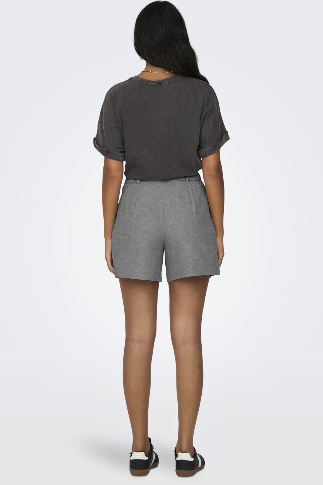 Only - Onllinda Mel Shorts Tlr 15283727 - 4792902 - Medium Grey Melange