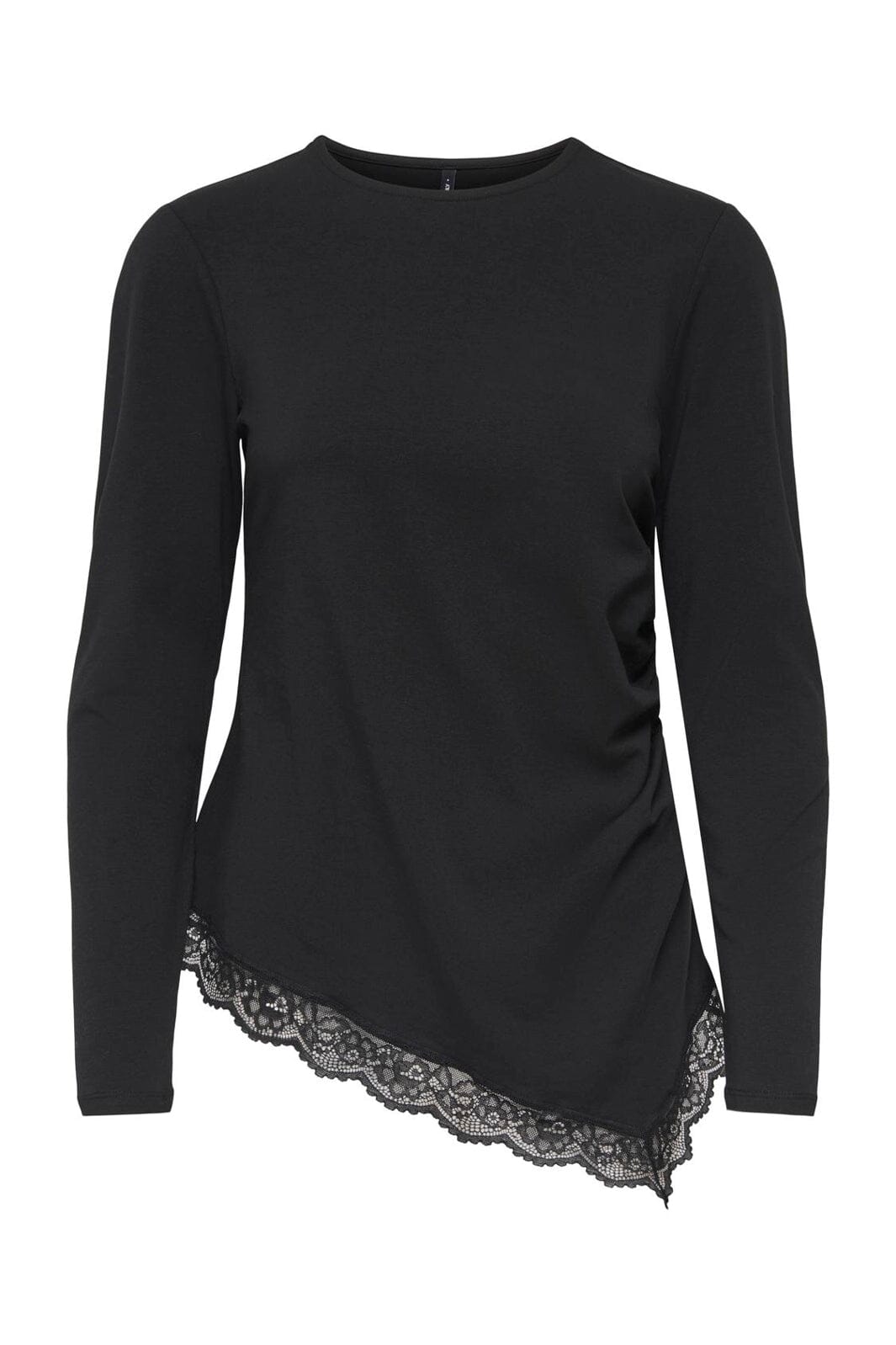 Only - Onllive Love L/S Ruching Top - 5130905 Black Dtm Lace
