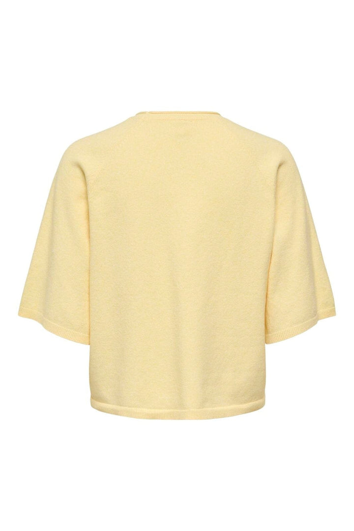 Only - Onlloyal 2/4 O-Neck Knt - 4979625 Sunlight Melange