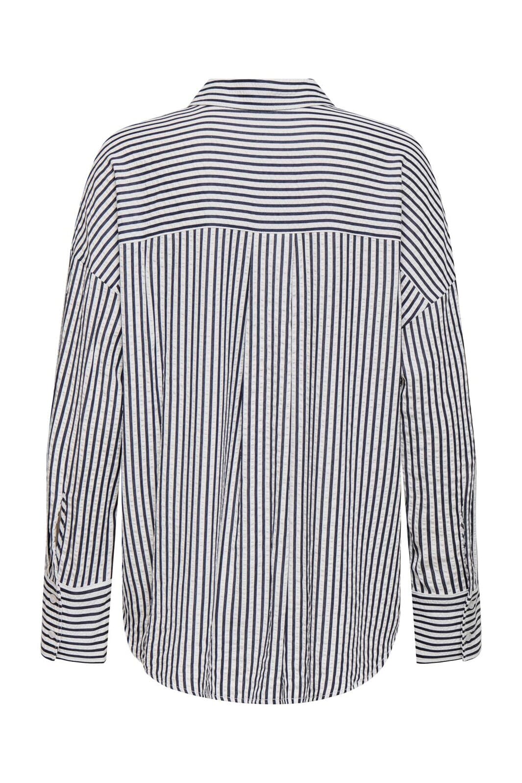 Only - Onloregon Bari L/S Stripe Shirt - 4965813 Black Bright White