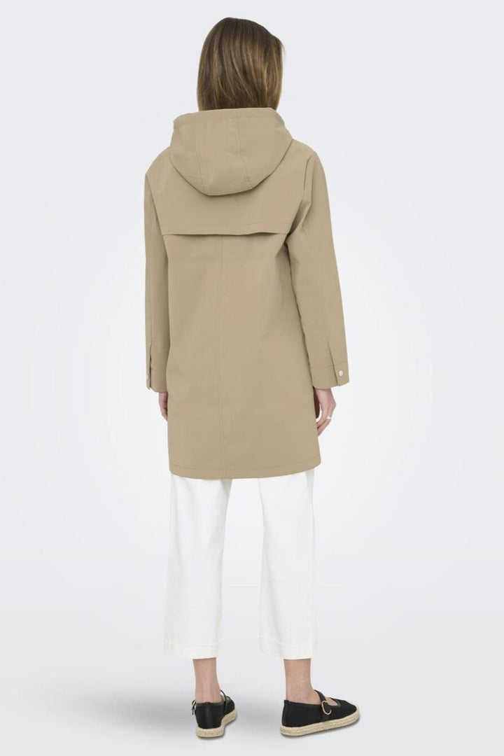 Only - Onlsia Raincoat - 4887233 Silver Mink