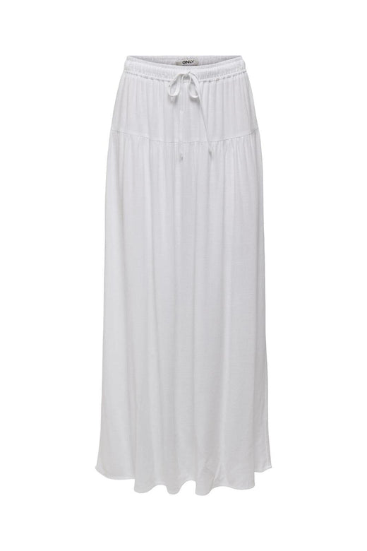 Only - Onlsiesta Linen Bl Long Skirt - 4714254 Bright White