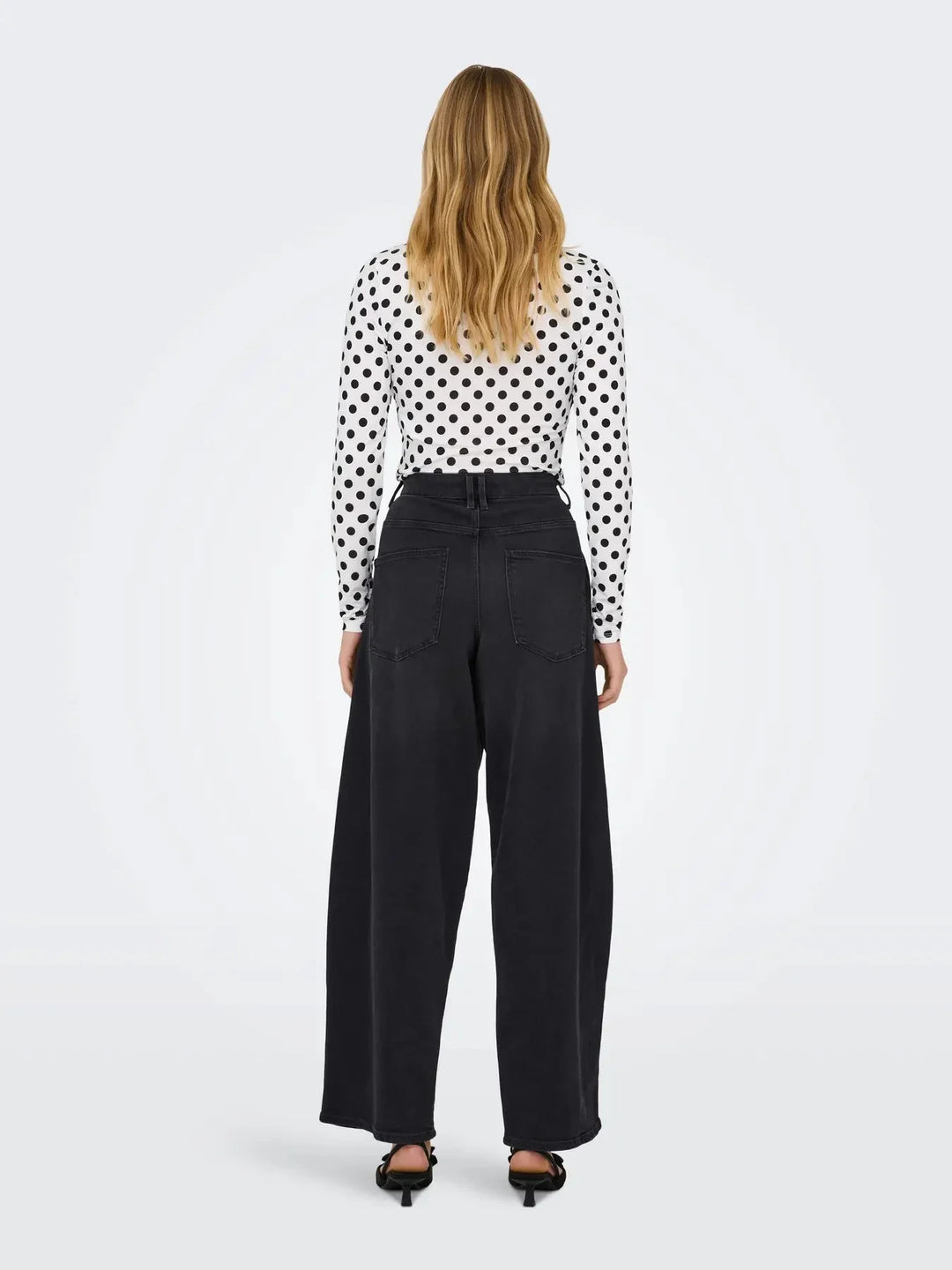 Only - Onltamy Barrel Epp - 4968778 Washed Black Jeans 