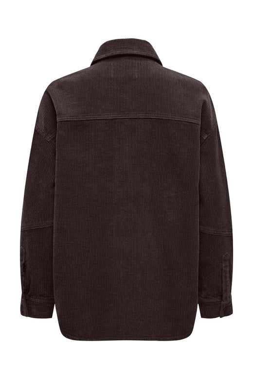 Only - Onltiggy L/S Cord Shacket - 4975019 Ganache
