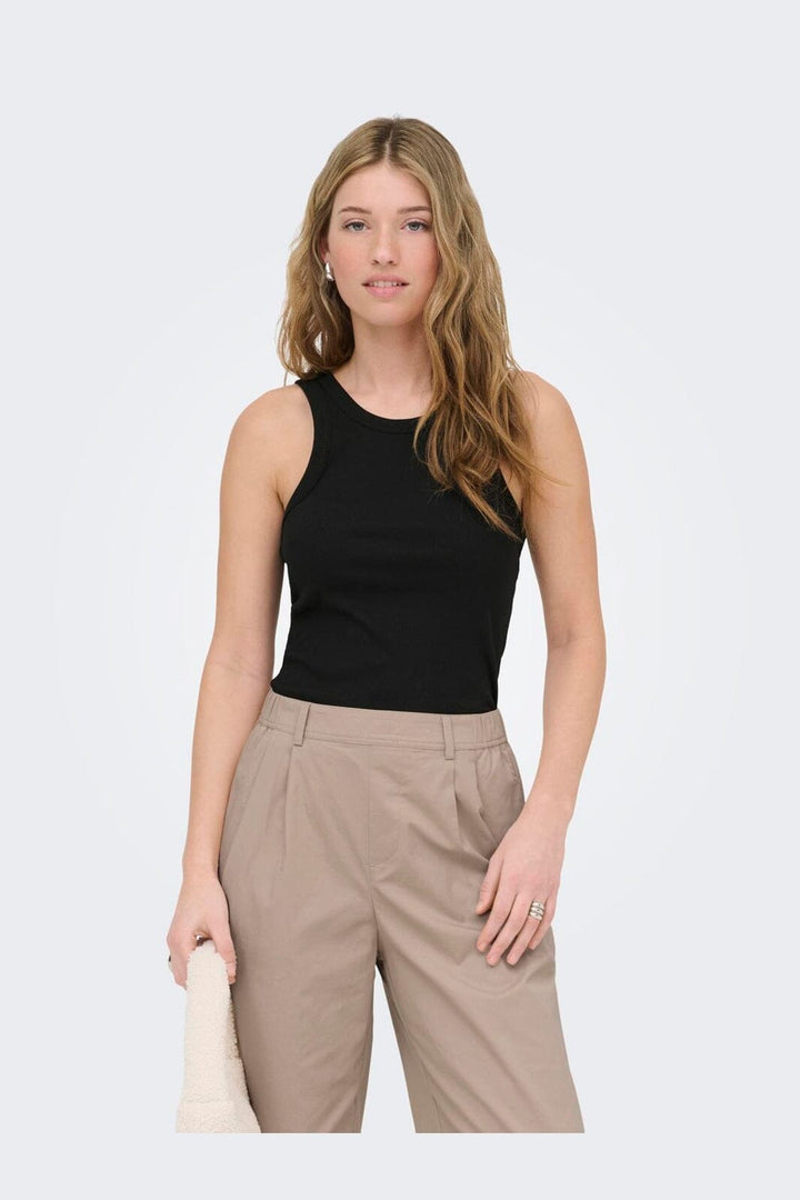 Only - Onlval 2-Way Tank Top - 5049714 Black
