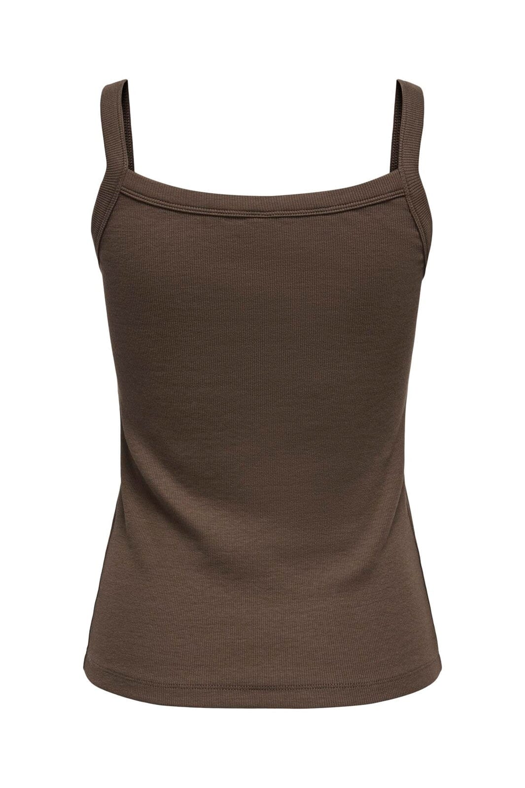 Only - Onlvira S/L Rib Top - 5069204 Chocolate Martini