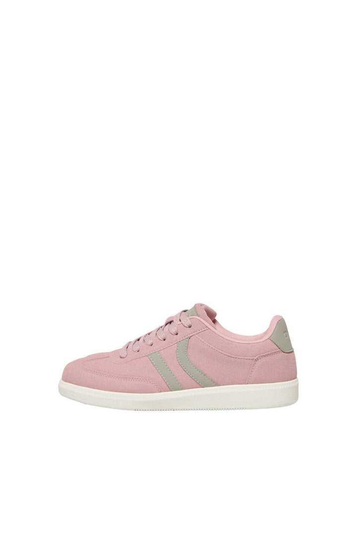 Only Shoes - Onllydie Pu Sneaker - 4985078 Misty Rose W Silver Sage & White Outsole