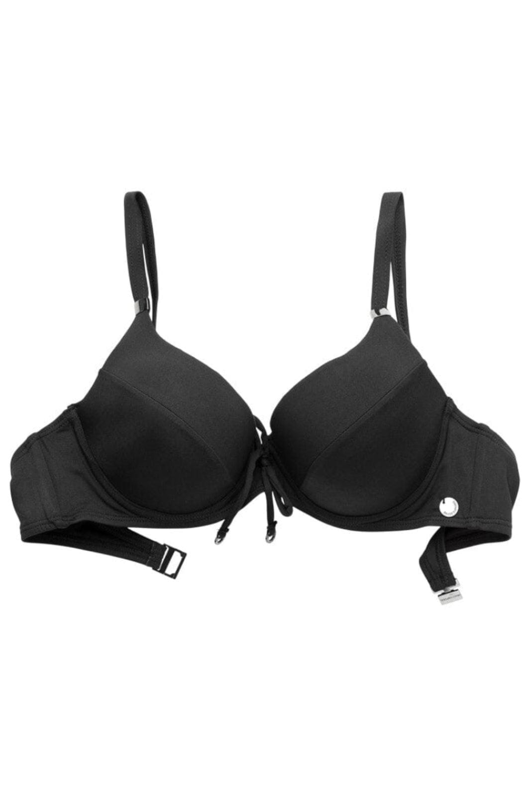 Panos Emporio - Lydia Solid Top Bikini Top Pews2134 - Black