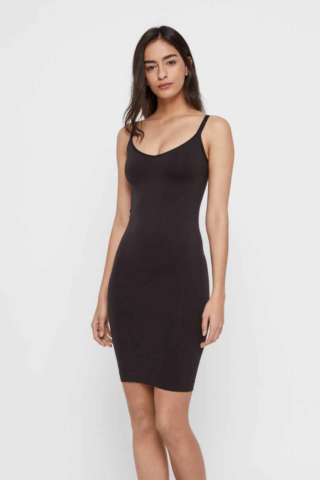 Pieces - Pcballroom Long Singlet - 1582375 Black