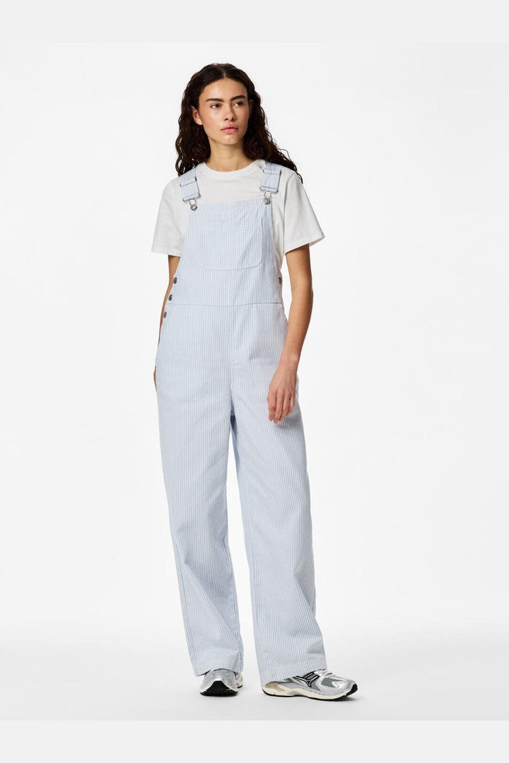 Pieces - Pcallo Dungaree Fsy - 5105196 Cashmere Blue Cloud Dancer