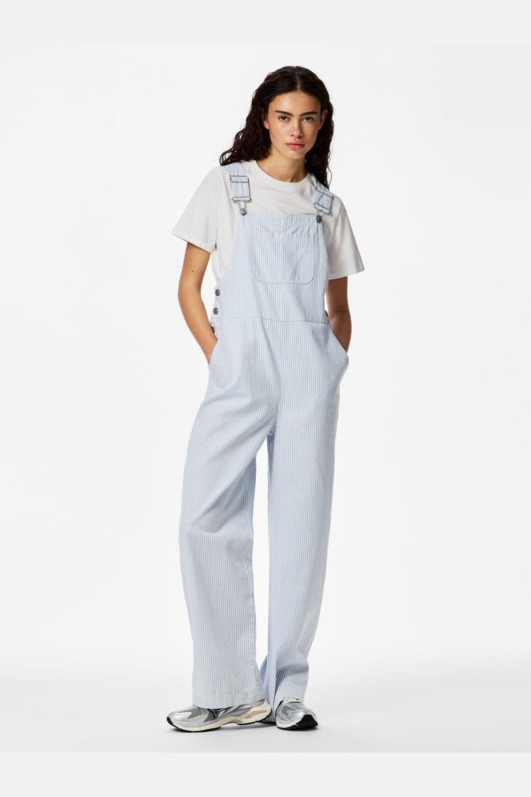 Pieces - Pcallo Dungaree Fsy - 5105196 Cashmere Blue Cloud Dancer